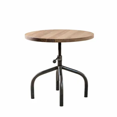 Tables de réunion - SL-026 – Adjustable Industrial Bistro Table - STURDY-LEGS