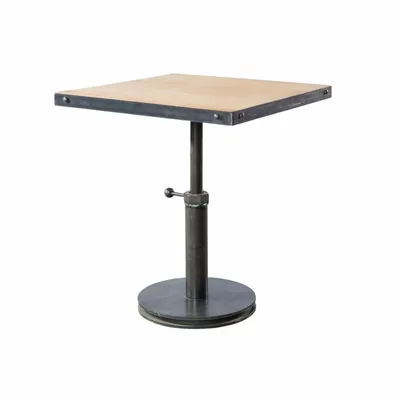 Tables de réunion - SL-027 – Solid Industrial Bistro Table - STURDY-LEGS