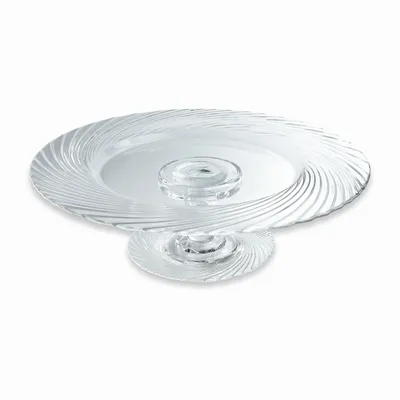 Gifts - DIVA - Large transparent glass pedestal - DEBORACARLUCCI