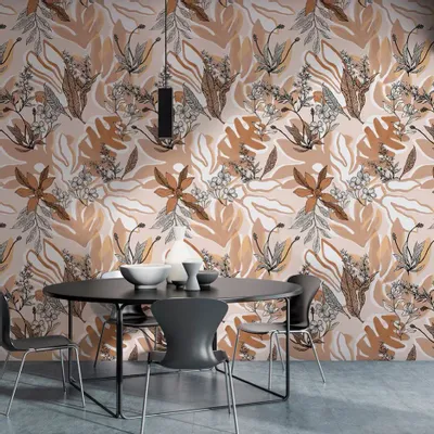 Tapisseries - Papier peint panoramique Aquatic Flowers - LE PAPIERS DE NINON