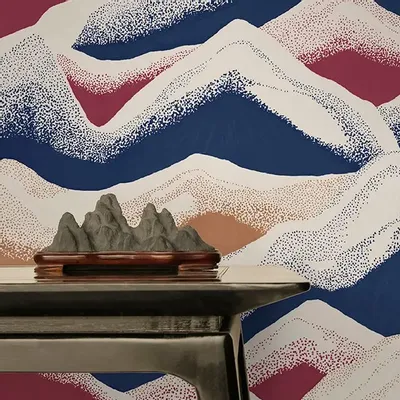 Tapestries - Panoramic wallpaper Everlasting Snow - LE PAPIERS DE NINON