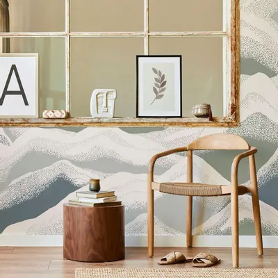 Tapestries - Panoramic wallpaper Everlasting Snow - LE PAPIERS DE NINON