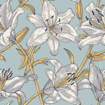 Tapestries - Lysiane panoramic wallpaper - LE PAPIERS DE NINON