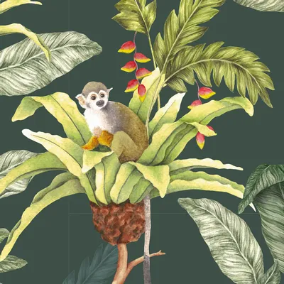 Tapisseries - Papier peint panoramique Fugue Tropicale XL - LE PAPIERS DE NINON