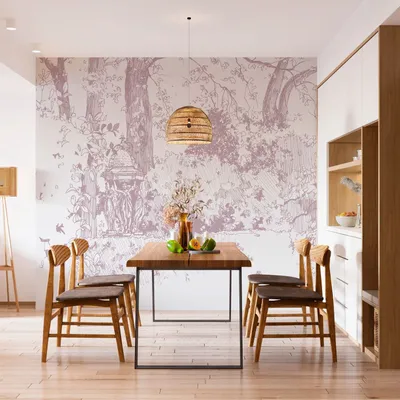 Tapisseries - Papier peint panoramique Jardin Des Plantes - LE PAPIERS DE NINON