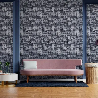 Tapisseries - Papier peint panoramique Casinha - LE PAPIERS DE NINON