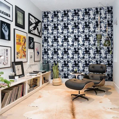 Tapisseries - Papier peint panoramique Lunaire - LE PAPIERS DE NINON