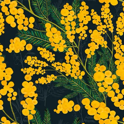 Tapisseries - Papier peint panoramique Mimosa - LE PAPIERS DE NINON