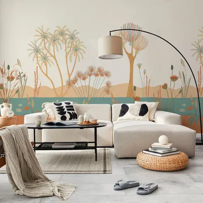 Tapisseries - Papier peint panoramique Le long du Nil - LE PAPIERS DE NINON