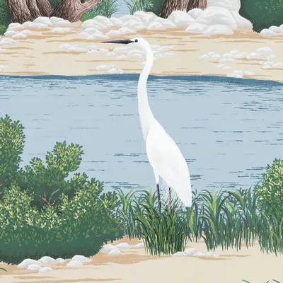 Tapisseries - Papier peint panoramique Loire sauvage L - LE PAPIERS DE NINON