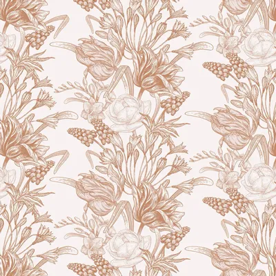 Tapisseries - Papier peint panoramique Muscari - LE PAPIERS DE NINON