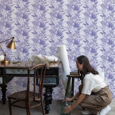 Tapisseries - Papier peint panoramique Muscari - LE PAPIERS DE NINON