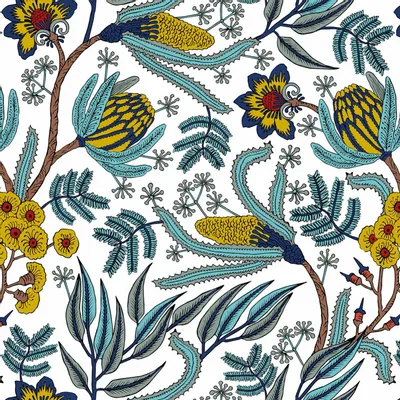 Tapisseries - Papier peint panoramique Royal Indi - LE PAPIERS DE NINON