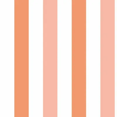 Tapisseries - Papier peint à Rayures Alternées - terracotta - LE PAPIERS DE NINON