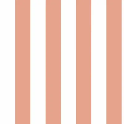 Tapisseries - Papier peint à Rayures Harmonie - grès rouge - LE PAPIERS DE NINON