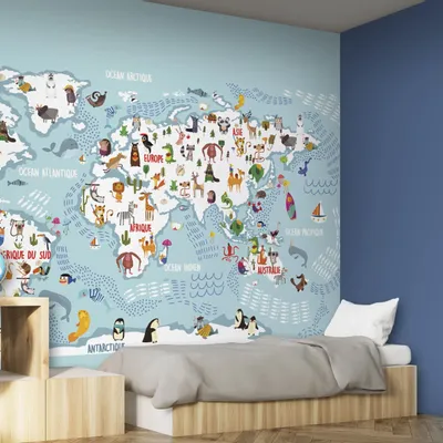 Tapisseries - Papier peint panoramique Wonderful Planet - LE PAPIERS DE NINON