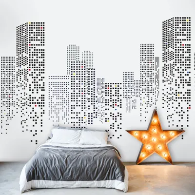 Tapisseries - Papier peint panoramique City Lights - LE PAPIERS DE NINON