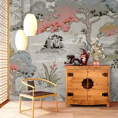 Tapisseries - Papier peint panoramique Chinoiserie - LE PAPIERS DE NINON