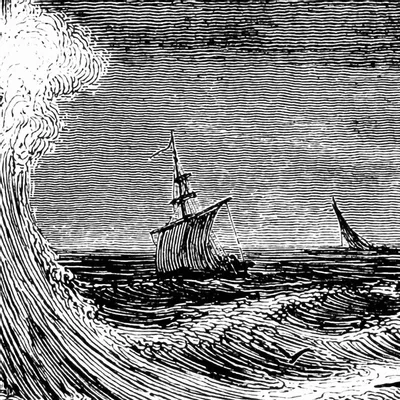 Tapisseries - Papier peint panoramique Bréhat - LE PAPIERS DE NINON