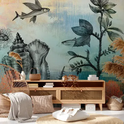 Tapisseries - Papier peint panoramique Nautilus - LE PAPIERS DE NINON