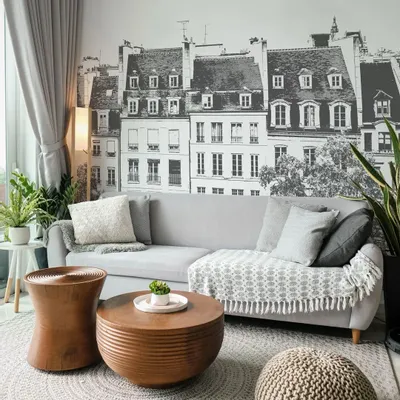 Tapisseries - Papier peint panoramique Grands Boulevards - LE PAPIERS DE NINON