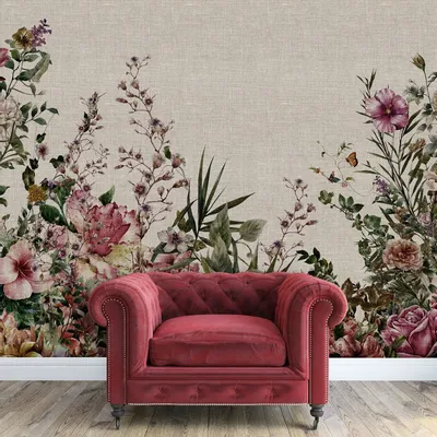 Tapisseries - Papier peint panoramique Damas - LE PAPIERS DE NINON