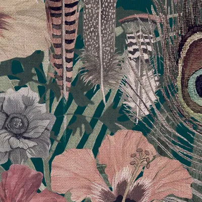 Tapisseries - Papier peint panoramique Pamplume - LE PAPIERS DE NINON