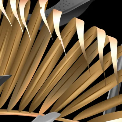 Tapisseries - Papier peint panoramique Guyana Gold - LE PAPIERS DE NINON