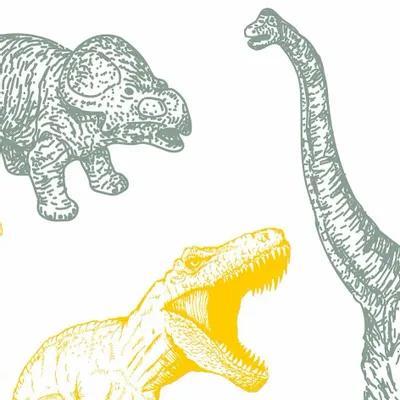 Tapisseries - Papier peint panoramique Dino Fun - LE PAPIERS DE NINON