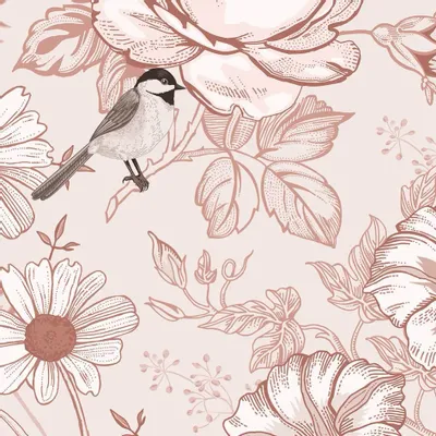 Tapisseries - Papier peint panoramique Amélia - LE PAPIERS DE NINON