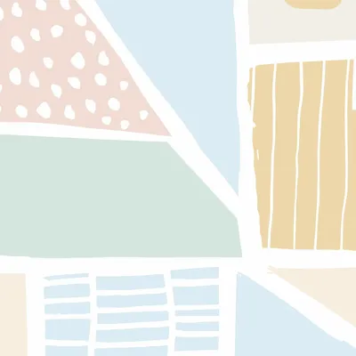 Tapisseries - Papier peint panoramique Cabanita Pastel - LE PAPIERS DE NINON