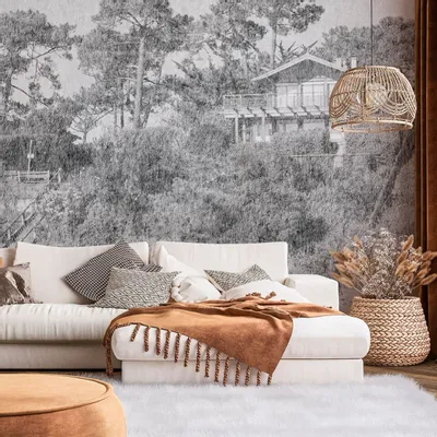 Tapisseries - Papier peint panoramique Villa Ferret - LE PAPIERS DE NINON