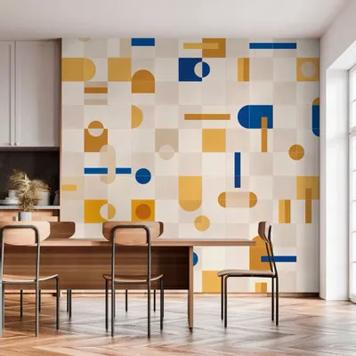 Tapisseries - Papier peint panoramique Taquin - LE PAPIERS DE NINON