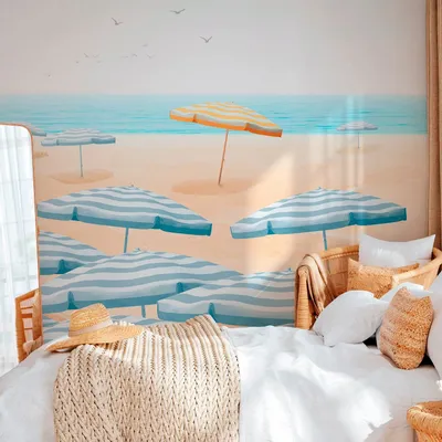 Tapisseries - Papier peint panoramique Azur - LE PAPIERS DE NINON