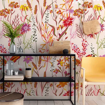 Tapisseries - Papier peint panoramique Jardin d'été - LE PAPIERS DE NINON