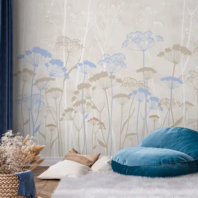 Tapisseries - Papier peint panoramique Ombelles - LE PAPIERS DE NINON