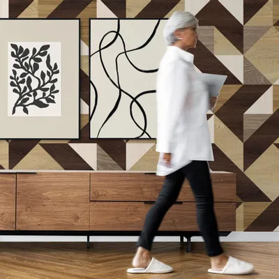 Tapisseries - Papier peint panoramique Essences fragmente?es - LE PAPIERS DE NINON