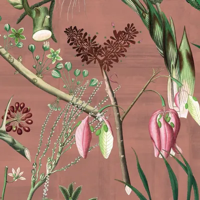 Tapisseries - Papier peint panoramique Lusso Botanico - LE PAPIERS DE NINON