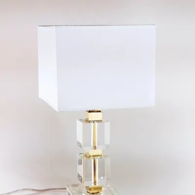 Gifts - SIDNEY -table lamp in crystal and metal - DEBORACARLUCCI