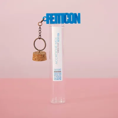 Cadeaux - Porte-clés à message –PETIT CON - MAUVAISES GRAINES