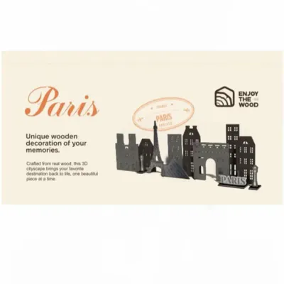 Decorative objects - Memoty City: Paris - ENJOY THE WOOD