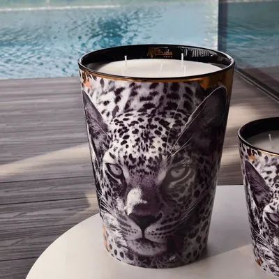 Candles - Savannah Nights (Sandalwood-Vetiver-Amber) - Scented Ceramic Candle - 24cm - ARTITUDE HOME