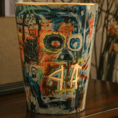 Bougies - Calavera (Rose épicée, oud et santal) - Bougie parfumée en céramique - 24 cm - ARTITUDE HOME