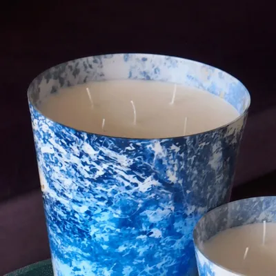 Bougies - Sueños (Eucalyptus-Basilic-Lavande) - Bougie parfumée en verre - 24 cm - ARTITUDE HOME