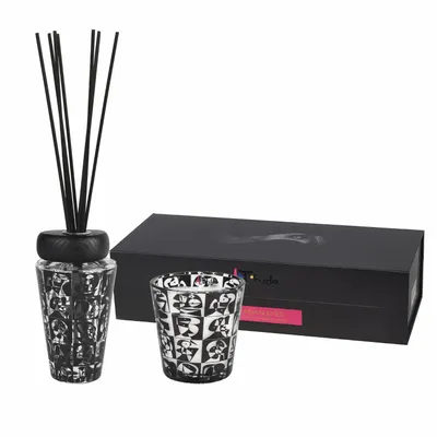 Candles - Mosaico En Ajedrez Glass Candle Diffuser Gift Set - ARTITUDE HOME