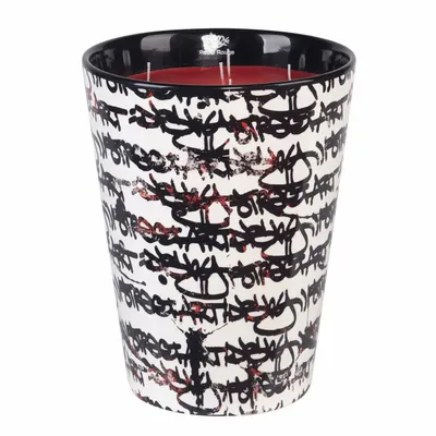 Bougies - Bougie parfumée en céramique Rebel Rouge (Cerise noire, jasmin, rose, baume) - 24 cm - ARTITUDE HOME