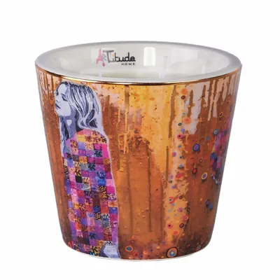 Bougies - Luna Oro (Jasmin-Néroli-Rose) - Bougie parfumée en céramique - 10 cm - ARTITUDE HOME