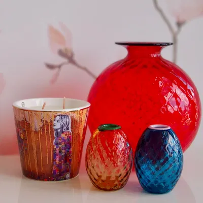 Bougies - Luna Oro (Jasmin-Néroli-Rose) - Bougie parfumée en céramique - 10 cm - ARTITUDE HOME