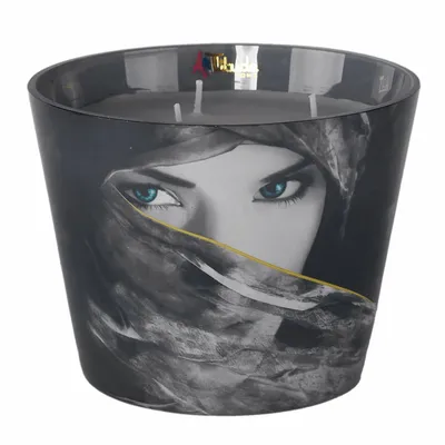 Bougies - Yeux d'Arabie (Rose épicée, oud, santal) - Bougie parfumée en verre - 10 cm - ARTITUDE HOME