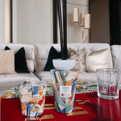 Bougies - Coffret cadeau diffuseur de bougies en verre Caballos - ARTITUDE HOME